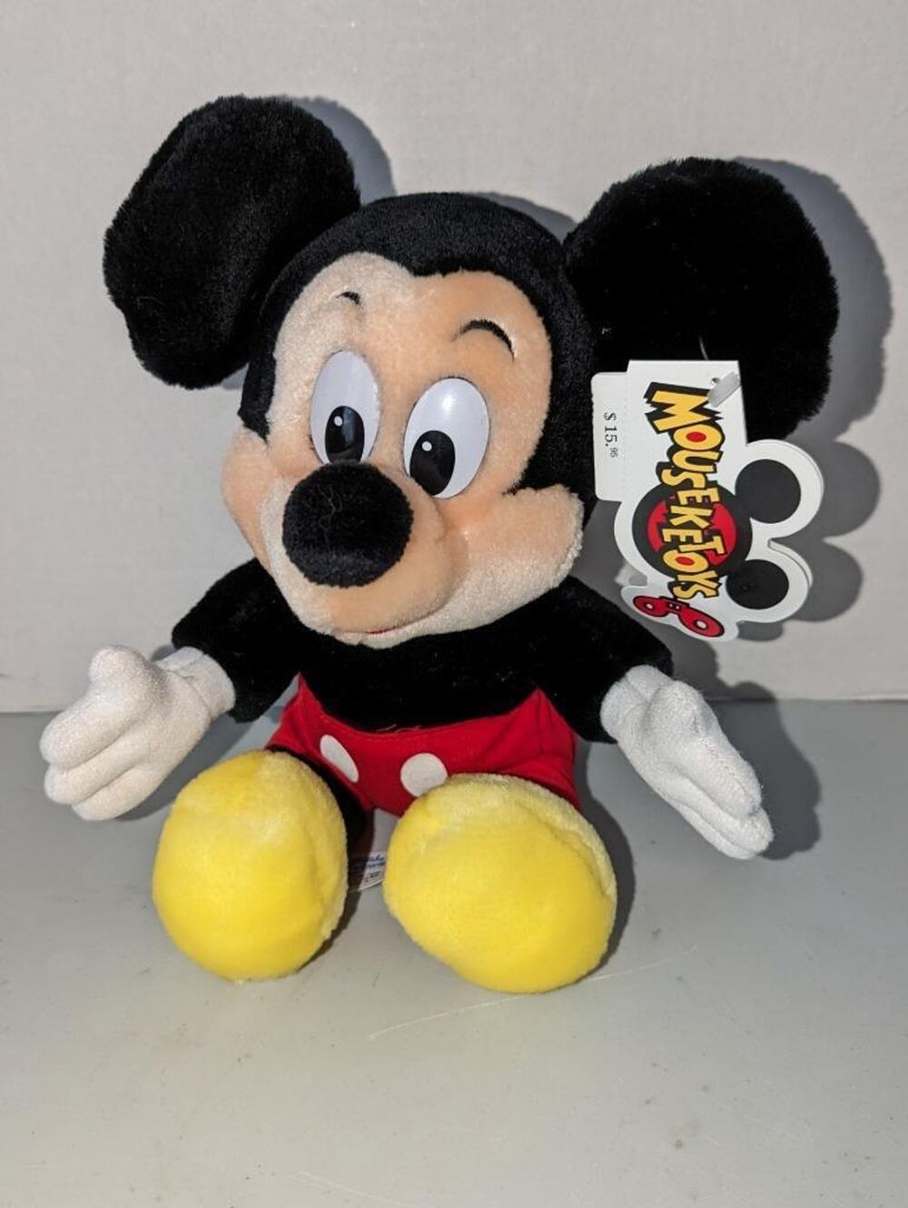 Mickey Mouse Disney 10" Stuffed Plush Animal NWT -0823T09